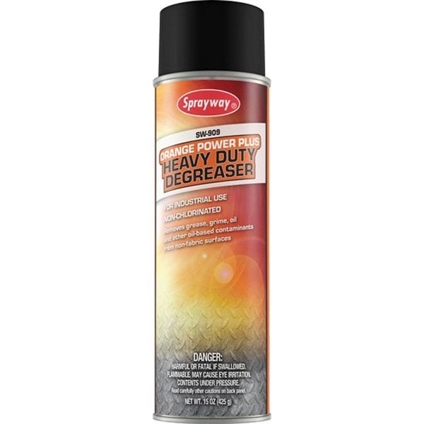 Sprayway Industrial Heavy Duty Degreaser Orange Power Plus, Can 909 Zoro